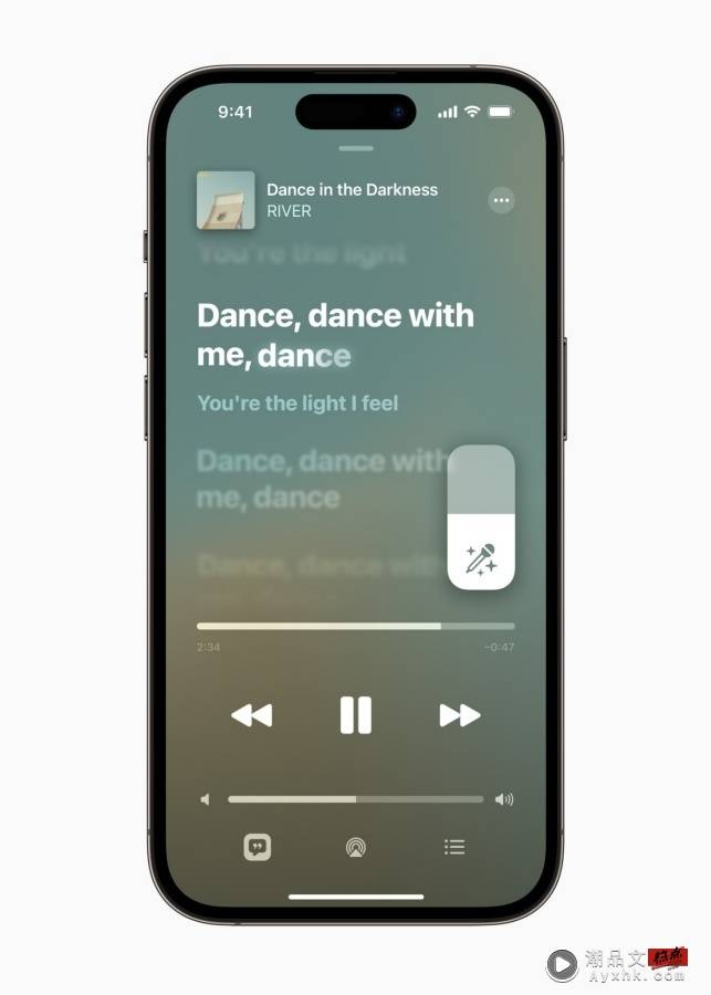 苹果推出‘ Apple Music 开唱 ’新功能！在家用 iPhone 就能唱卡拉 OK 数码科技 图2张